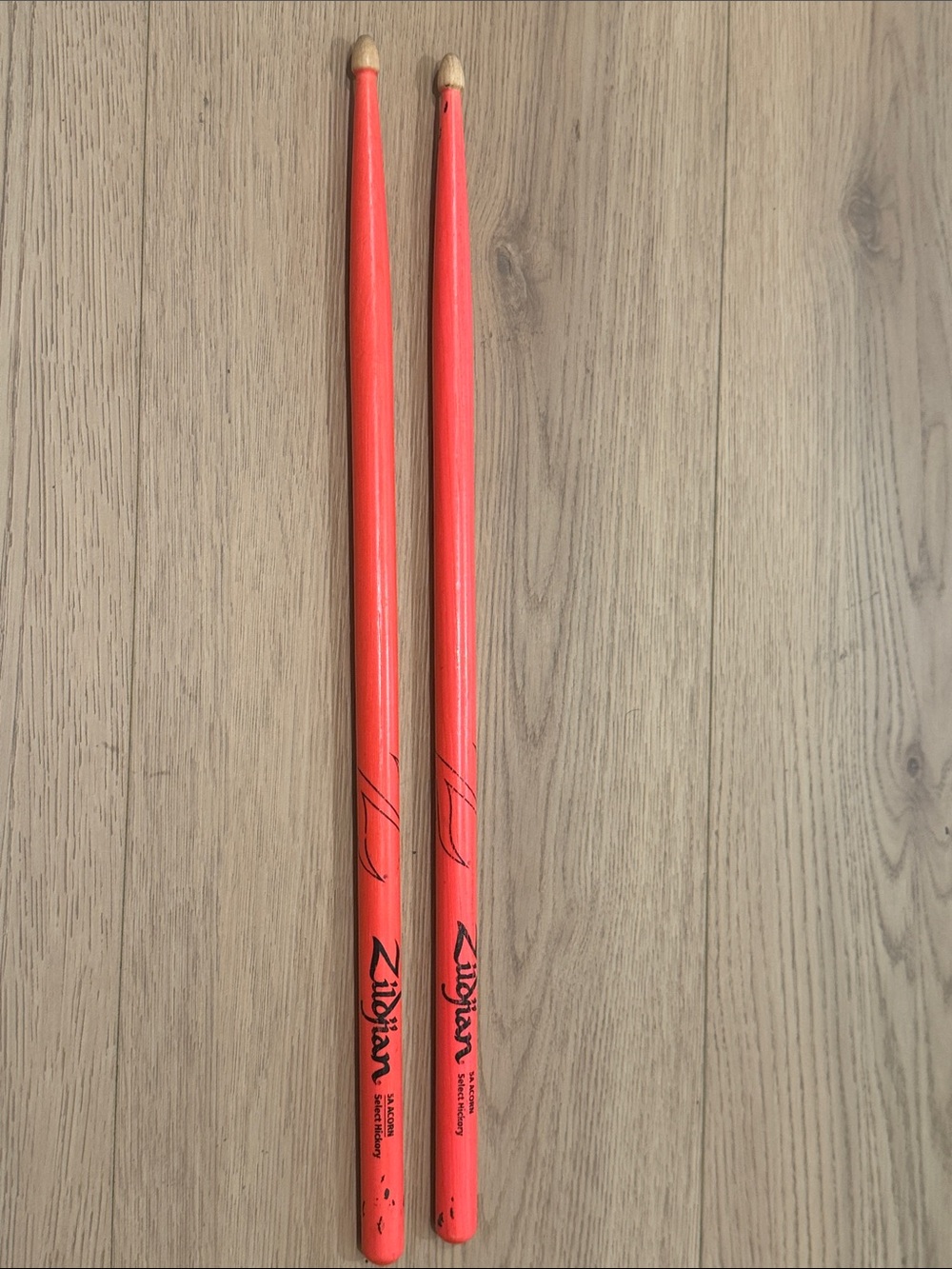 Zildjian Neon Pink Drum Sticks - Bright Pink Pair